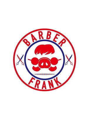 パルケぱるけ ()さんのメンズサロン『BARBER FRANK』のロゴへの提案