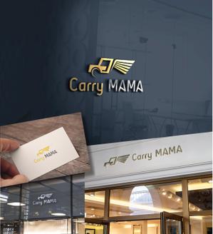 RYUNOHIGE (yamamoto19761029)さんのママが働く運送会社　社名「Carry MAMA」のロゴへの提案