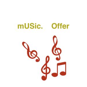瀧口加奈子 (abe123)さんの音楽家が仕事を探すサイト　MUSIC∞OFFER　のロゴへの提案