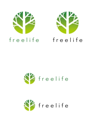 O3 Design in NZ (Okirakunz)さんの障害者支援会社『free life』のロゴへの提案
