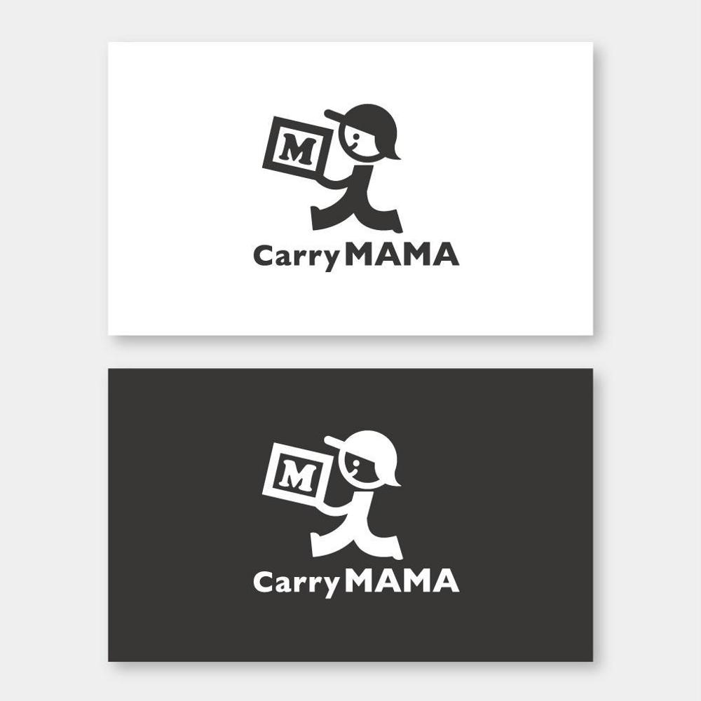 ママが働く運送会社　社名「Carry MAMA」のロゴ