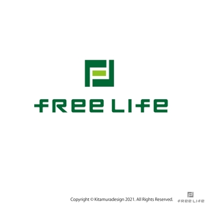 customxxx5656 (customxxx5656)さんの障害者支援会社『free life』のロゴへの提案