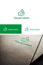 はなのゆめ (tokkebi)さんのハウスメーカー「Casual Leben（カジュアルレーベン）」のロゴへの提案