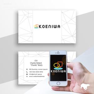 レテン・クリエイティブ (tattsu0812)さんのスキルシェアサービス「Koeniwa」のロゴへの提案
