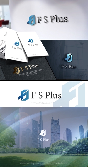 NJONESKYDWS (NJONES)さんの広告代理店　「F　S　Plus（エフエスプラス）」のロゴへの提案