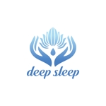 ririri design works (badass_nuts)さんのドライヘッドスパ専門店　deep sleep のロゴへの提案