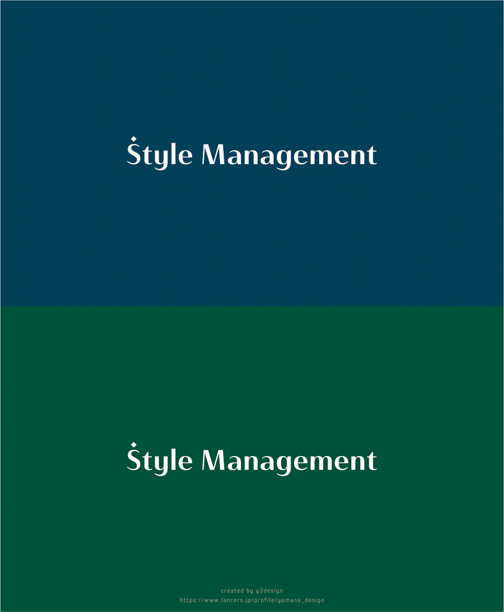 個人向けファッションコーディネート「Style Management」のロゴ制作