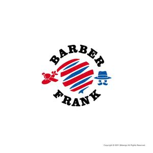#309 (ANTENNA)さんのメンズサロン『BARBER FRANK』のロゴへの提案