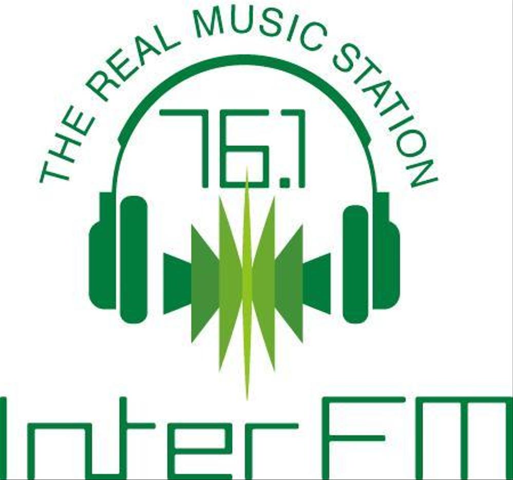 「76.1 THE REAL MUSIC STATION InterFM」のロゴ作成