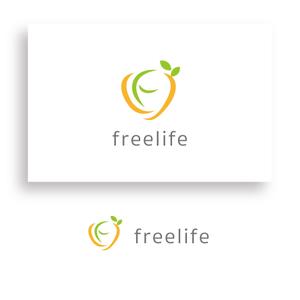 angie design (angie)さんの障害者支援会社『free life』のロゴへの提案