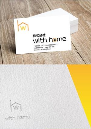 tatuya.h (05250704nahochi)さんの不動産店名『with home』ロゴ作成への提案