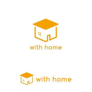 marutsuki (marutsuki)さんの不動産店名『with home』ロゴ作成への提案