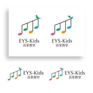 angie design (angie)さんのEYS-Kids音楽教室のロゴへの提案