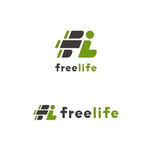 nkiyo2021（エヌキヨ） ()さんの障害者支援会社『free life』のロゴへの提案