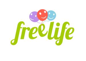  Design fink (tomy2013)さんの障害者支援会社『free life』のロゴへの提案