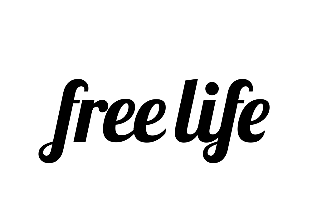 障害者支援会社『free life』のロゴ