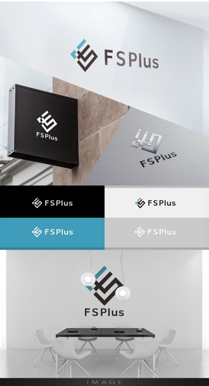Cobalt Blue (Cobalt_B1ue)さんの広告代理店　「F　S　Plus（エフエスプラス）」のロゴへの提案