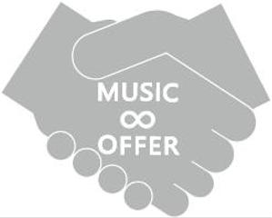 tubass1006さんの音楽家が仕事を探すサイト　MUSIC∞OFFER　のロゴへの提案