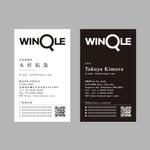 TYPOGRAPHIA (Typograph)さんのブランド買取店『WINQLE』を運営する株式会社ORELAの名刺デザインへの提案