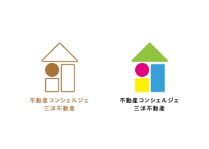 kakamu.d (kakamu29)さんの不動産コンシェルジュ　三洋不動産 の ロゴと屋号文字への提案