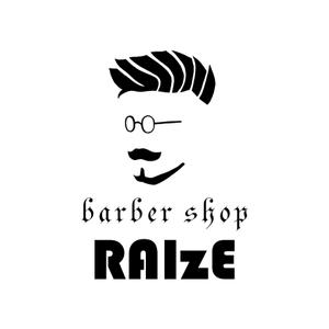 逆旅 (eardo0911)さんの美容室では物足りない20代〜40代の高感度の男性向け【barber shop RAIzE】のロゴ作成への提案
