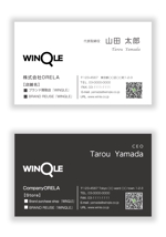 mizuno5218 (mizuno5218)さんのブランド買取店『WINQLE』を運営する株式会社ORELAの名刺デザインへの提案