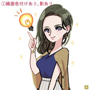 NUCA ()さんの東京都港区の地域情報ブログ執筆者（女性）のキャラクターデザインへの提案