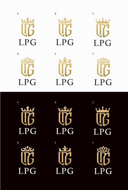 eldordo design (eldorado_007)さんのオリジナルシャンパン会社リオ・ポーネグリフ『LPG』のロゴ製作への提案