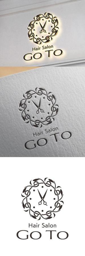 cozzy (cozzy)さんの理美容室「HairSalonGoTo」のロゴへの提案