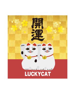 zee-ba NORICO (namekk1115)さんの招き猫日本酒ラベルデザインへの提案