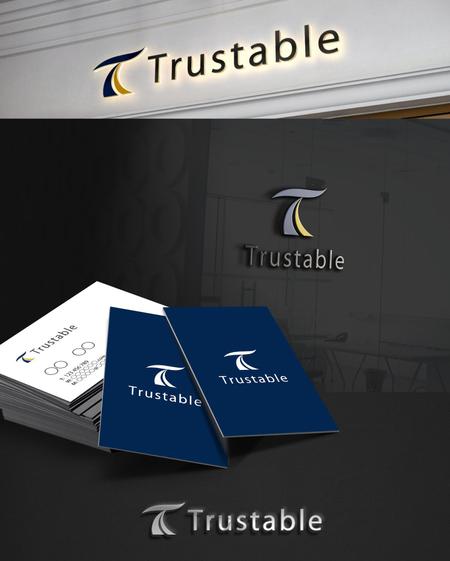 D.R DESIGN (Nakamura__)さんの経営コンサルティング「Trustable」（トラスタブル）の社名ロゴへの提案