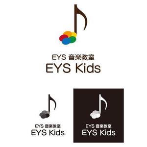 sima_24h_365d (simauma3)さんのEYS-Kids音楽教室のロゴへの提案