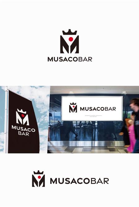 eldordo design (eldorado_007)さんのバー・ガールズバー・ナイトスポット「MUSACOBAR」ムサコバルのロゴへの提案