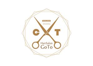 tora (tora_09)さんの理美容室「HairSalonGoTo」のロゴへの提案