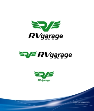 invest (invest)さんのキャンピングカーのメンテナンスショップ「RVガレージ」のロゴへの提案
