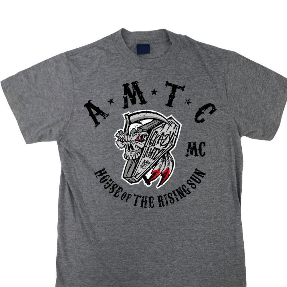 アメリカン バイククラブチーム 『AMTC』(ベストの背中) MCパッチのデザイン