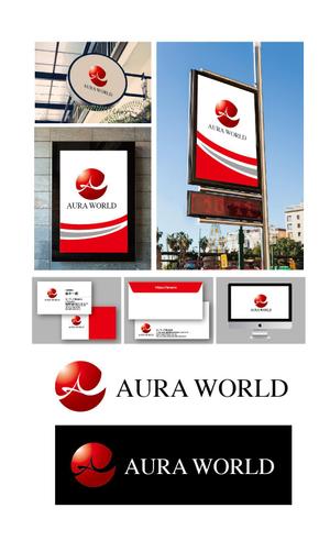 K-J (king_j)さんの会社のオフィシャル「AURA WORLD」のロゴへの提案