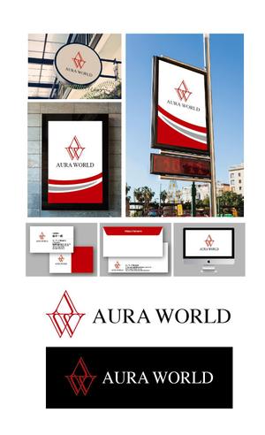 K-J (king_j)さんの会社のオフィシャル「AURA WORLD」のロゴへの提案