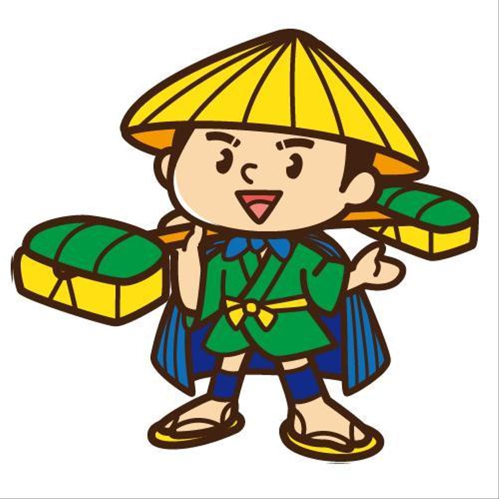 「近江商人」イメージキャラクターイラストのリメイク