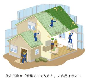 あいはらひろみ (hirohiro)さんの専門学校のパンフレット用挿絵イラストへの提案