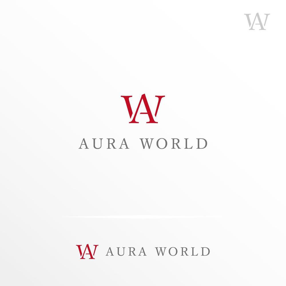 会社のオフィシャル「AURA WORLD」のロゴ