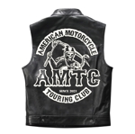 なつの (handsome836)さんのアメリカン バイククラブチーム 『AMTC』(ベストの背中) MCパッチのデザインへの提案