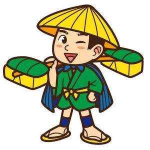 フジワラアイ (chocopon)さんの「近江商人」イメージキャラクターイラストのリメイクへの提案