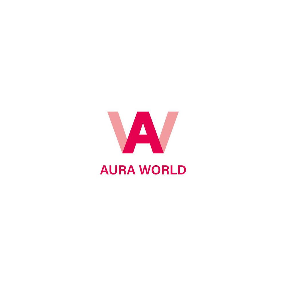 会社のオフィシャル「AURA WORLD」のロゴ
