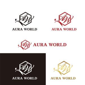 KOZ-DESIGN (saki8)さんの会社のオフィシャル「AURA WORLD」のロゴへの提案