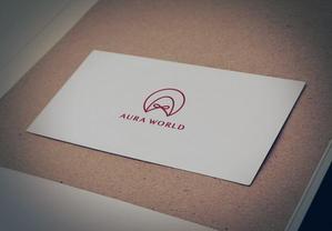 as (asuoasuo)さんの会社のオフィシャル「AURA WORLD」のロゴへの提案