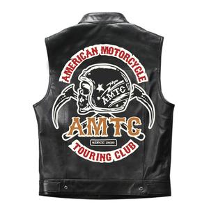 なつの (handsome836)さんのアメリカン バイククラブチーム 『AMTC』(ベストの背中) MCパッチのデザインへの提案