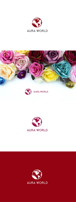 red3841 (red3841)さんの会社のオフィシャル「AURA WORLD」のロゴへの提案
