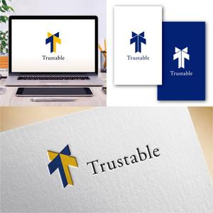 Hi-Design (hirokips)さんの経営コンサルティング「Trustable」（トラスタブル）の社名ロゴへの提案