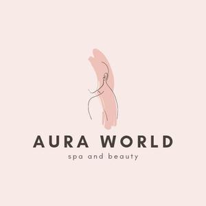 オフィス・タカヒロ (office_takahiro)さんの会社のオフィシャル「AURA WORLD」のロゴへの提案